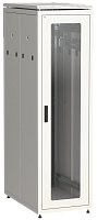 Шкаф сетевой 19дюйм LINEA N 33U 600х1000 мм стекл передняя дверь серый | код. LN35-33U61-G | ITK