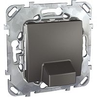 UNICA TOP ВЫВОД КАБЕЛЯ, 16 А, ГРАФИТ | код MGU5.862.12ZD | Systeme Electric