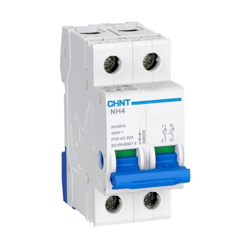 Выключатель нагрузки NH4 2P 80A (CHINT) | код 398110 | CHINT Выключатель нагрузки NH4 2P 80A (CHINT) | код 398110 | CHINT
