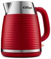 Чайник электрический Kitfort КТ-695-2 1.7л. 2200Вт красный корпус: металл/пластик | код 1202282 | KITFORT