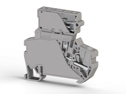 307 319, Клеммник пруж.быстрозажимной (Push in) с держ.предохр.(6,3х31,75), 4 мм.кв., (серый), PYK 4I (6,3x31,75) | код 0.0.0.3.07319 | KLEMSAN 307 319, Клеммник пруж.быстрозажимной (Push in) с держ.предохр.(6,3х31,75), 4 мм.кв., (серый), PYK 4I (6,3x31,75) | код 0.0.0.3.07319 | KLEMSAN