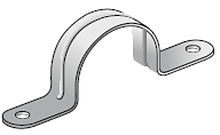 Скоба металлическая К144 двухлапковая гальванопокрытие (К144У1) | код П0000000014 | Завод ЭМИ Курган