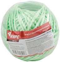 Шпагат полипропиленовый 1000 текс, 50 м зеленый | код 68163 | КУРС РОС