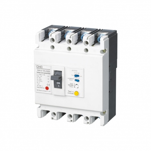 Диф. автомат в литом корпусе YCM1LE 125L 50А 4P 100-300-500мА 35кА | код B000179 | CNC