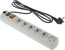 Сетевой фильтр Most H6 2м (6 розеток) белый (коробка) | код 717214 | MOST