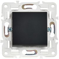 SKANDY Выключатель 1-клавишный кнопочный 10А SK-V14Bl черный IEKновинка | код SK-V17-0-10-K02 | IEK