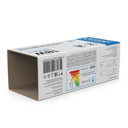 Светильник светодиодный Universal 18Вт 6500К IP65 1800лм 605х60х56мм матов. с БАП 90мин GAUSS 843424318A фото 5