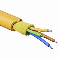 Кабель волоконно-оптический, распределительный, арамидные упрочняющие нити, для внутренней прокладки, нг(A)-HFLTx, 4 ОВ, категория O | код RNDT2C4OR03 | DKC