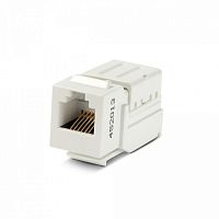 Вставка Keystone Jack RJ-12(6P6C) 110 IDC заделка с помощью NE-TOOL белая, Hyperline KJNE-6P6C-C2-90-WH | код 46832 | Hyperline