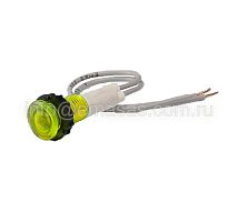 Арматура сигнальная жёлтая10мм с силиконовым проводом 220 В | код S100LS | EMAS