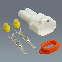 Разъём авт. соединитель RUICHI DJ7021-2-11, 12/ 24 (DC) В | код 99461 | Ruichi