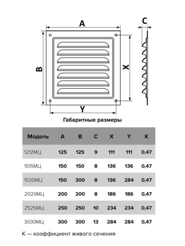 Решетка вентиляционная вытяжная стальная с оцинк. покрытием 150х150мм ERA 1515МЦ фото 5