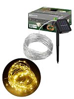 Гирлянда ССГ-112 Роса на солнечной батарее, 10 м, 100 LED, теплый белый, IP54, TDM | код SQ0330-0199 | TDM