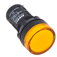 Световой индикатор AD16-22DS(LED)матрица d22мм желтый 220В AC/DC (ANDELI) | код ADL10-135 | ANDELI