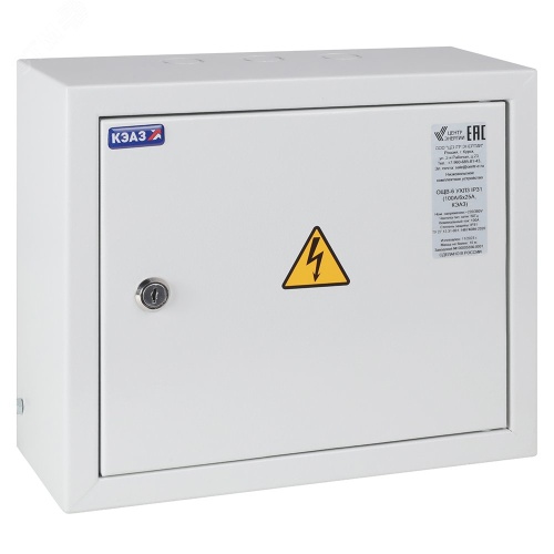 Низковольтное комплектное устройство ОЩВ-6 УХЛ3 IP31 (100А/6х25А, КЭАЗ) | код 00-00008970 | Центр Энергии