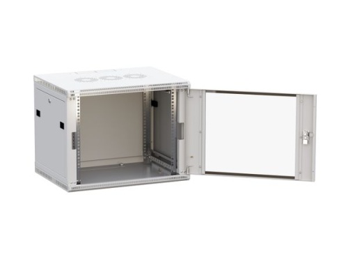 Шкаф настенный 19 TERACOM PRO 6U 600х600 мм дверь стеклянная с замком-ручкой серый | код TRP-WLL-0666-40G | EKF фото 5 Шкаф настенный 19 TERACOM PRO 6U 600х600 мм дверь стеклянная с замком-ручкой серый | код TRP-WLL-0666-40G | EKF фото 5