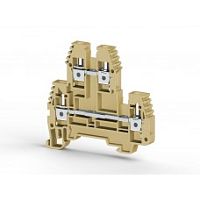 319 106, Клеммник 2-х ярусный 4мм.кв. (белый), PIK 4N | код 0.0.0.3.19106 | KLEMSAN