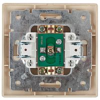 Розетка TV одиночная, СУ, Plano, шампань, 1-301-04 | код Б0030079 | ЭРА