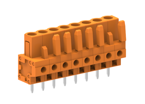 458265 Вилка на плату MCS, вертик.припой, шаг 5.08мм, 15 конт., оранж., шт | код 458265 | SUPU 458265 Вилка на плату MCS, вертик.припой, шаг 5.08мм, 15 конт., оранж., шт | код 458265 | SUPU