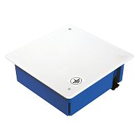 Коробка уравнивания потенциалов (КУП) 80-0960С-У для скрытой установки в полые стены 103х103х47 (72шт/кор) Промрукав | код 80-0960С-У | ПРОМРУКАВ