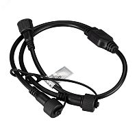 Коннектор питания ARD-CLASSIC-SYNC-RGB Black (230V, 2 ports) (ARDCL, Закрытый) | код 31802 | Arlight