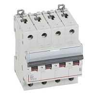 Выключатель автоматический четырехполюсный DX3 6000 6А B 10кА | код. 407621 |  Legrand 