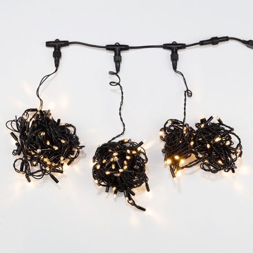 Гирлянда светодиодная "LED ClipLight" 3 нити х10м 198LED тепл. бел. 18Вт 24В IP65 Neon-Night 323-316 фото 4 Гирлянда светодиодная "LED ClipLight" 3 нити х10м 198LED тепл. бел. 18Вт 24В IP65 Neon-Night 323-316 фото 4