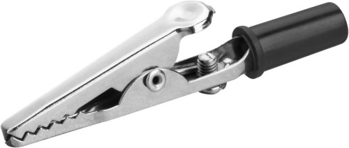 Зажим "крокодил" 15А 80 847 OAC-15A-53-B25 черн. | код 80847 | ОНЛАЙТ