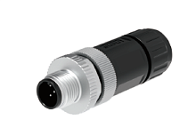 M12A03Z-MAASTUB Штекерный прямой, код A, под каб диам. 6.0-8.0мм, неэкран, 3конт, 4A-250/250В , шт | код M12A03Z-MAASTUB | SUPU