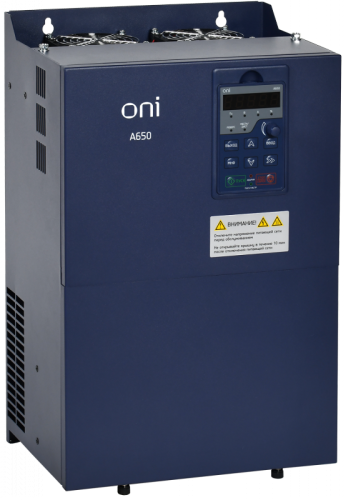 Преобразователь частоты A650 380В 3Ф 90кВт 176А M ONI | код A650-33E90M | ONI