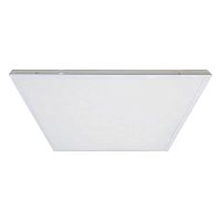 Светильник светодиодный ДВО-40w 595х595х28 4000К 3500Лм c блоком аварийного питания 1.5ч матовый с равномерной засветкой IP40 | код 48294 | Feron