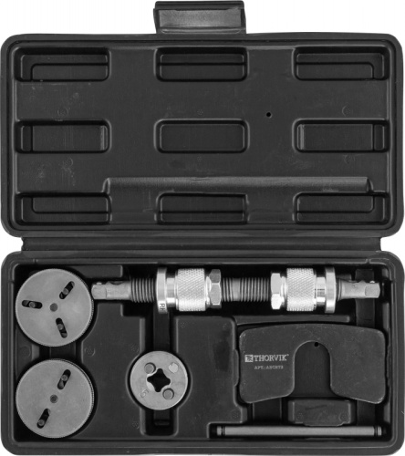 ABCRT2 Приспособление для возврата поршней дисковых тормозных механизмов в наборе, 7 предметов | код ABCRT2 | Thorvik