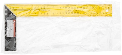 Угольник столярный желтый 350 мм | код 19384 | FIT