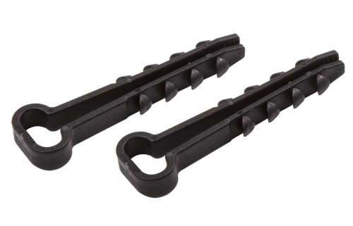 Дюбель-хомут нейлоновый прямоугольный PROconnect 5-10 мм, черный, упаковка 100 шт. | код 07-4621| PROCONNECT