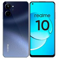 Смартфон Realme RMX3630 10 128Gb 8Gb черный моноблок 3G 4G 2Sim 6.4 1080x2400 Android 12 50Mpix 802.11 a/b/g/n/ac NFC GPS GSM900/1800 GSM1900 TouchSc microSD | код 1869412 | REALME