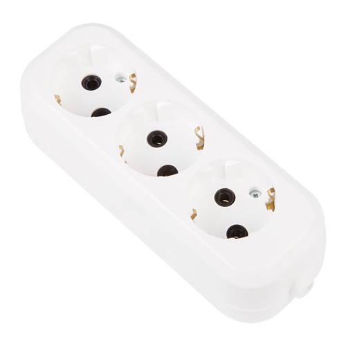 Колодка 3 гнезда с/з PROconnect Эконом | код 11-8712 | REXANT