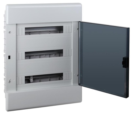 Щит распределительный встраиваемый на 54 модуля с дверцей серый IP41 (ЩРв-П-54) | код 68154СП | Ruvinil