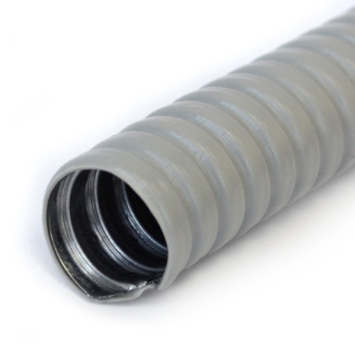 Металлорукав в ПВХ изоляции серый Р3-ЦП-НГ-15 (100м/уп) Промрукав | код PR04.0470 | ПРОМРУКАВ Металлорукав в ПВХ изоляции серый Р3-ЦП-НГ-15 (100м/уп) Промрукав | код PR04.0470 | ПРОМРУКАВ