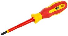 Отвертка диэлектрическая PZ2х100 Т2 ARMA2L 5 | код A2L5-SC30-T2-PZ-20-100 | IEK