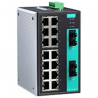 Коммутатор EDS-316-MM-ST Ethernet Switch 14 10/100BaseT(X) ports, 2 multi mode ST 100Base | код 00-06025418 | MOXA