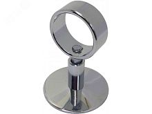 Держатель для полотенцесушителя с кольцом 3/4' круглый 1 отверстие хром | код 4627201606556 | ДВИН