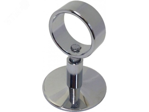 Держатель для полотенцесушителя с кольцом 3/4' круглый 1 отверстие хром | код 4627201606556 | ДВИН