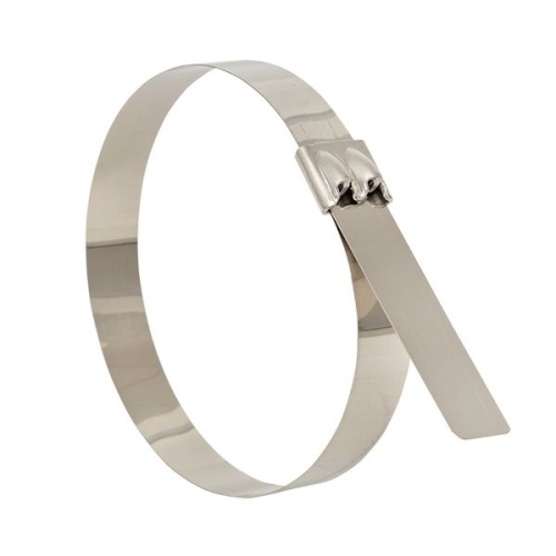 Хомут AISI 304 из нержавеющей стали, 12x680 (100 шт,) FlexLock PROxima | код plc-fl-tss-304-12x680 | EKF фото 2