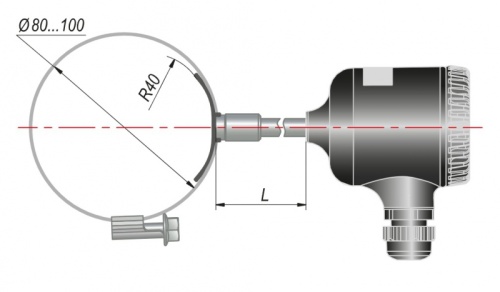 Датчик температуры ДТХ-RS ДТС325М-50М.0,5.50.RS | код 110965 | ОВЕН
