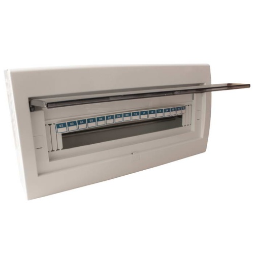 Распределительный щит RUICHI ЩРН-П-18 навесной, прозрачный, чёрная дверь, IP40 | код 113206 | Ruichi Распределительный щит RUICHI ЩРН-П-18 навесной, прозрачный, чёрная дверь, IP40 | код 113206 | Ruichi