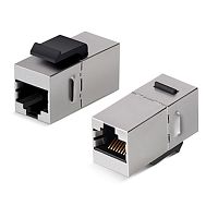 Cabeus CA-KJ-8p8c-C5e-SH Проходной адаптер формата Keystone, RJ45-RJ45 (8p8c), категория 5е, экранированный | код 9680c | Cabeus