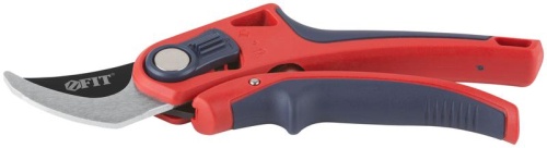 Секатор, режущие кромки внахлест, регулировка раскрытия, ленточная пружина, прорезин. ручки 210 мм | код 77090 | FIT фото 5