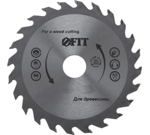 Диск пильный для циркулярных пил по дереву 230 х 30/25.4 х 48T | код 37757 | FIT Диск пильный для циркулярных пил по дереву 230 х 30/25.4 х 48T | код 37757 | FIT