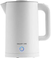 Чайник электрический Galaxy Line GL 0362 1.7л. 2200Вт белый корпус: нерж.сталь/пластик (7010103621) | код 2059140 | GALAXY LINE