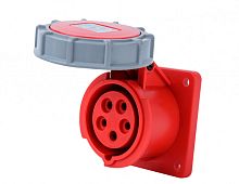 Розетка для скрытой проводки 3Р+РЕ+N 32А 380В IP67 РЩ-103 | код 26275DEK | DEKraft